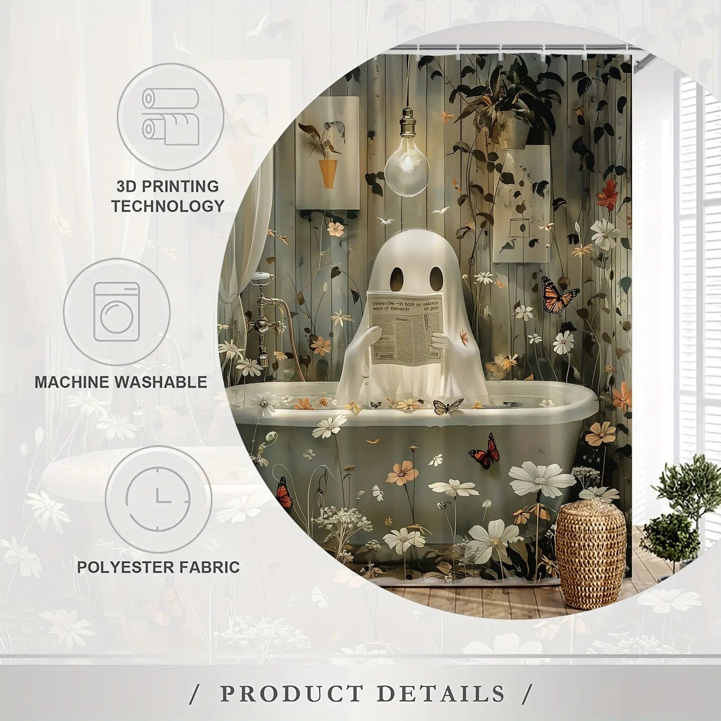 https://alittledisandat.com › products › cute-ghost-floral-halloween-shower-curtain-708-square1725388725938 image4