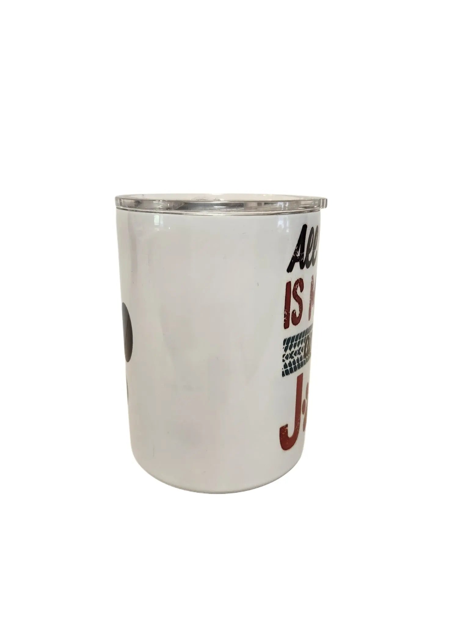 All I need is my jeep and dog, 10oz double-walled Insulated Coffe Tumblers - Image #2