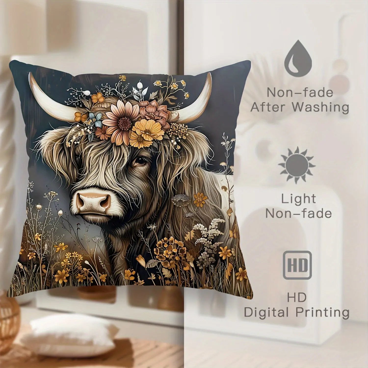 https://alittledisandat.com › products › 2-piece-highland-cow-throw-pillow-covers-set-cozy-wildflower-design-in-gray-brown-soft-decorative-cushion-cases-for-farmhouse-decor-18x18-inches-perfect-for-living-room-bedroom-comfort1716835446279 image2